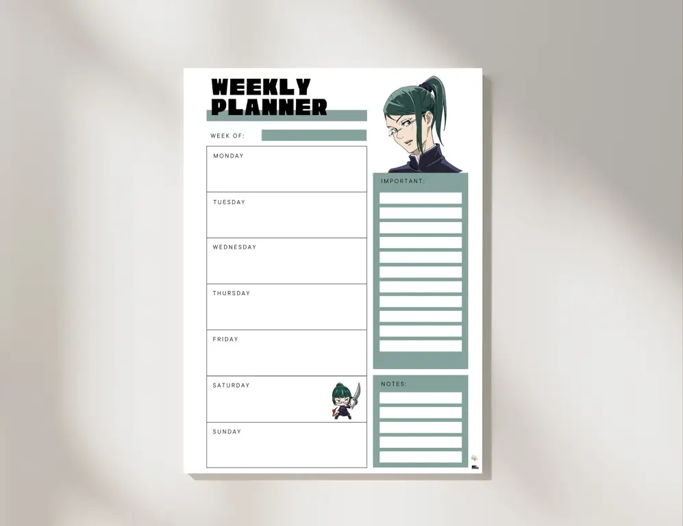 Cetak Jadwal Anime: Template Polosan & Elegan!
