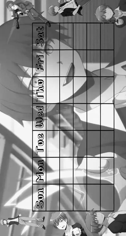Bingung Cari Template Jadwal Anime? Gunakan Template Polosan Ini!