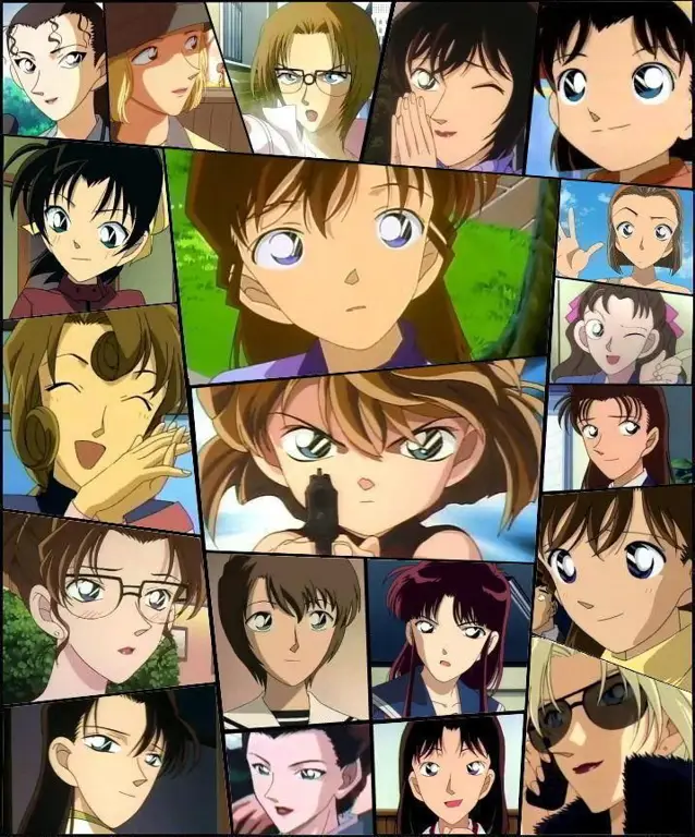 Karakter-karakter ikonik dalam anime Detective Conan Gambar karakter-karakter Detective Conan