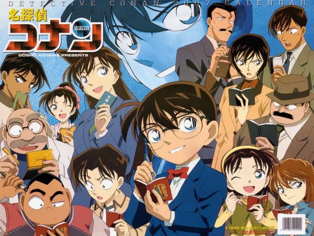 Karakter-karakter Detective Conan Gambar karakter-karakter dalam anime Detective Conan