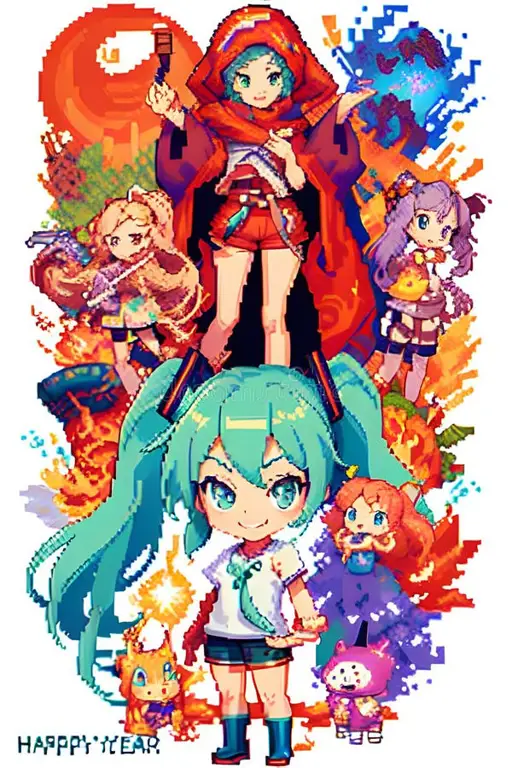 Karakter Anime Favorit 2019 Berbagai karakter anime dari berbagai genre