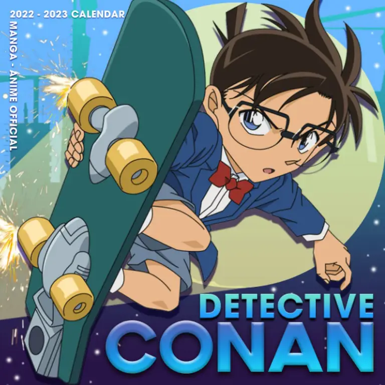 Jadwal tayang Detective Conan dalam kalender Kalender yang menandai jadwal tayang Detective Conan