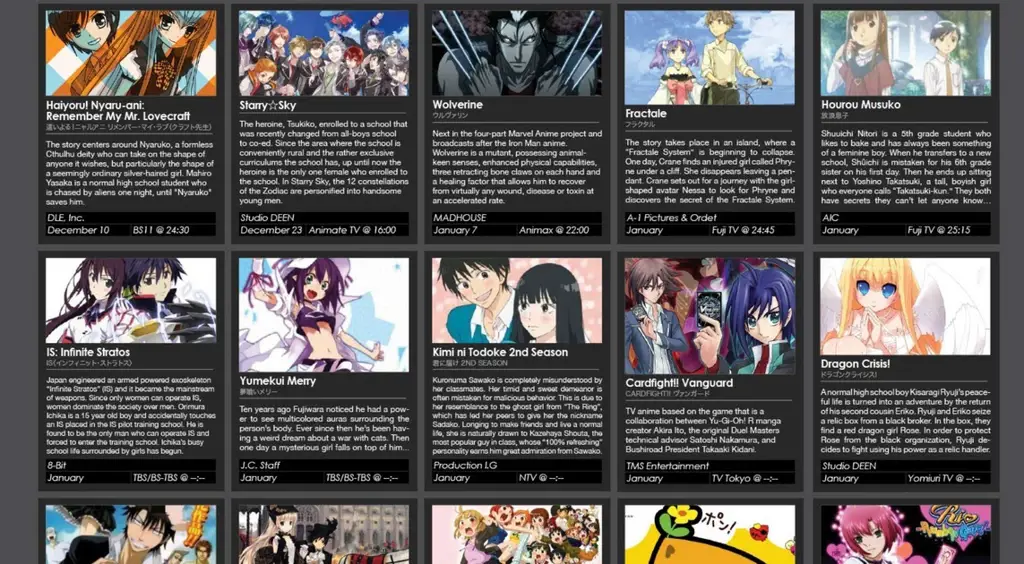 Website Jadwal Anime Jepang: Temukan Anime Favoritmu di Sini!