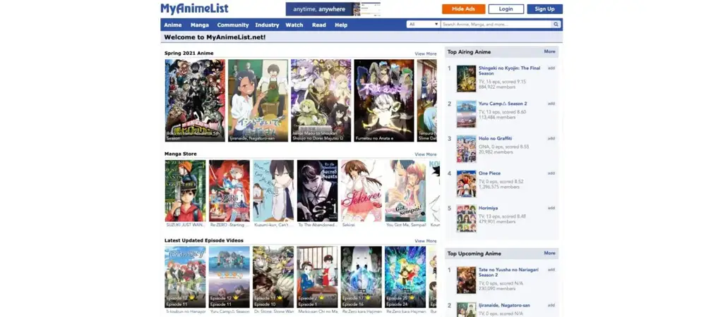 Website Terbaik untuk Cek Jadwal Tayang Anime Jepang