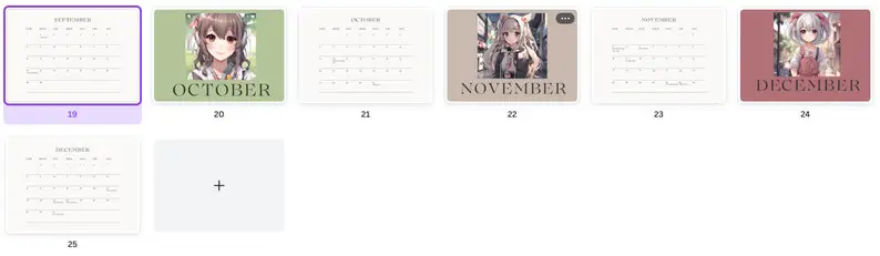Jadwal Tayang Anime Kalender dengan karakter anime di atasnya