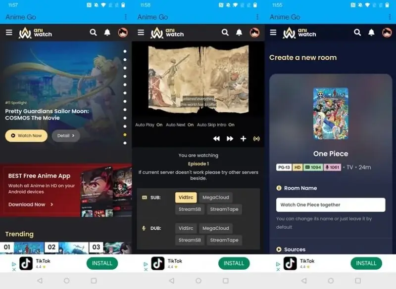 Aplikasi streaming anime terbaik Perbandingan aplikasi streaming anime
